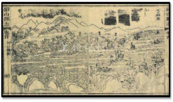 展陈大纲所附河口镇图参考图